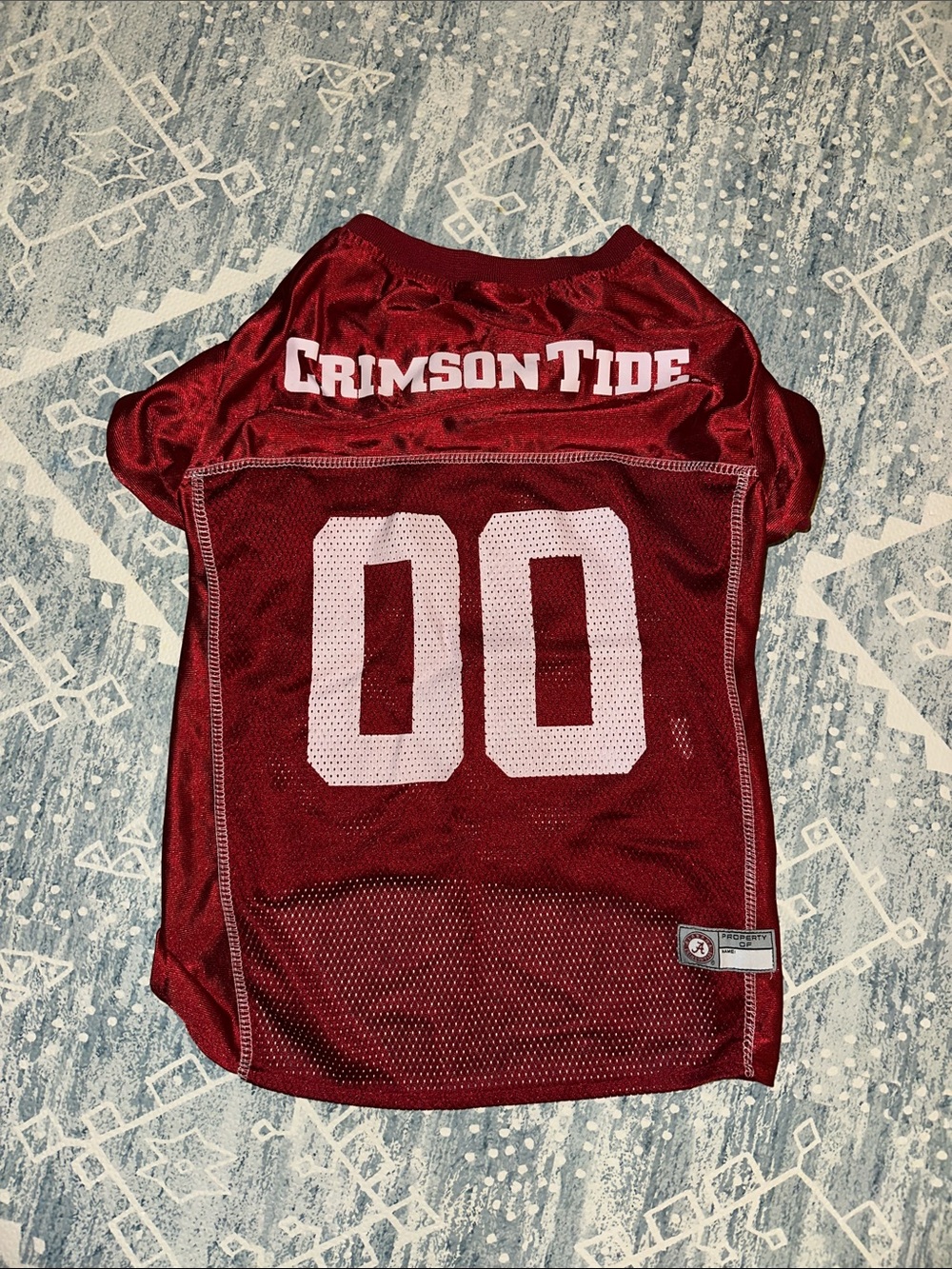 Crimson Tide Alabama Dog Football Jersey - size X-large